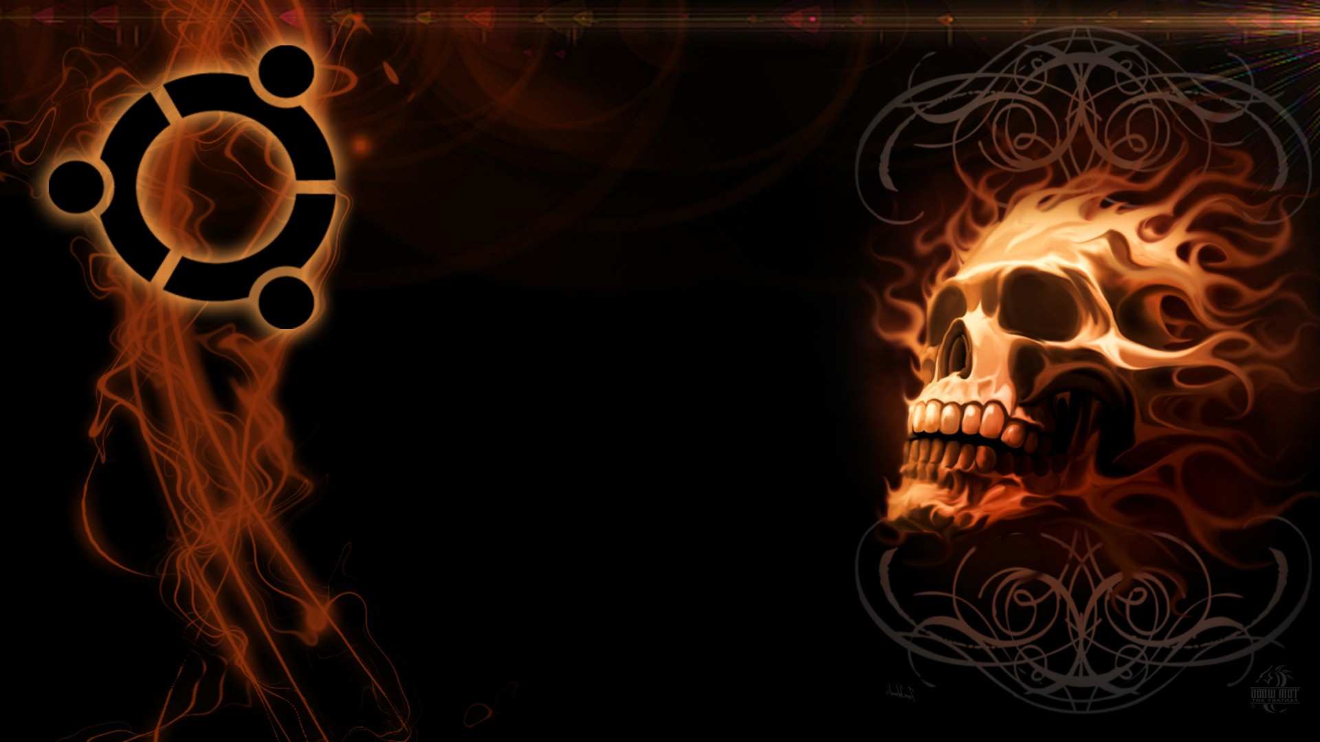 Ubuntu FireSkull by Jengo33 on DeviantArt Ubuntu FireSkull by Jengo33 on DeviantArt