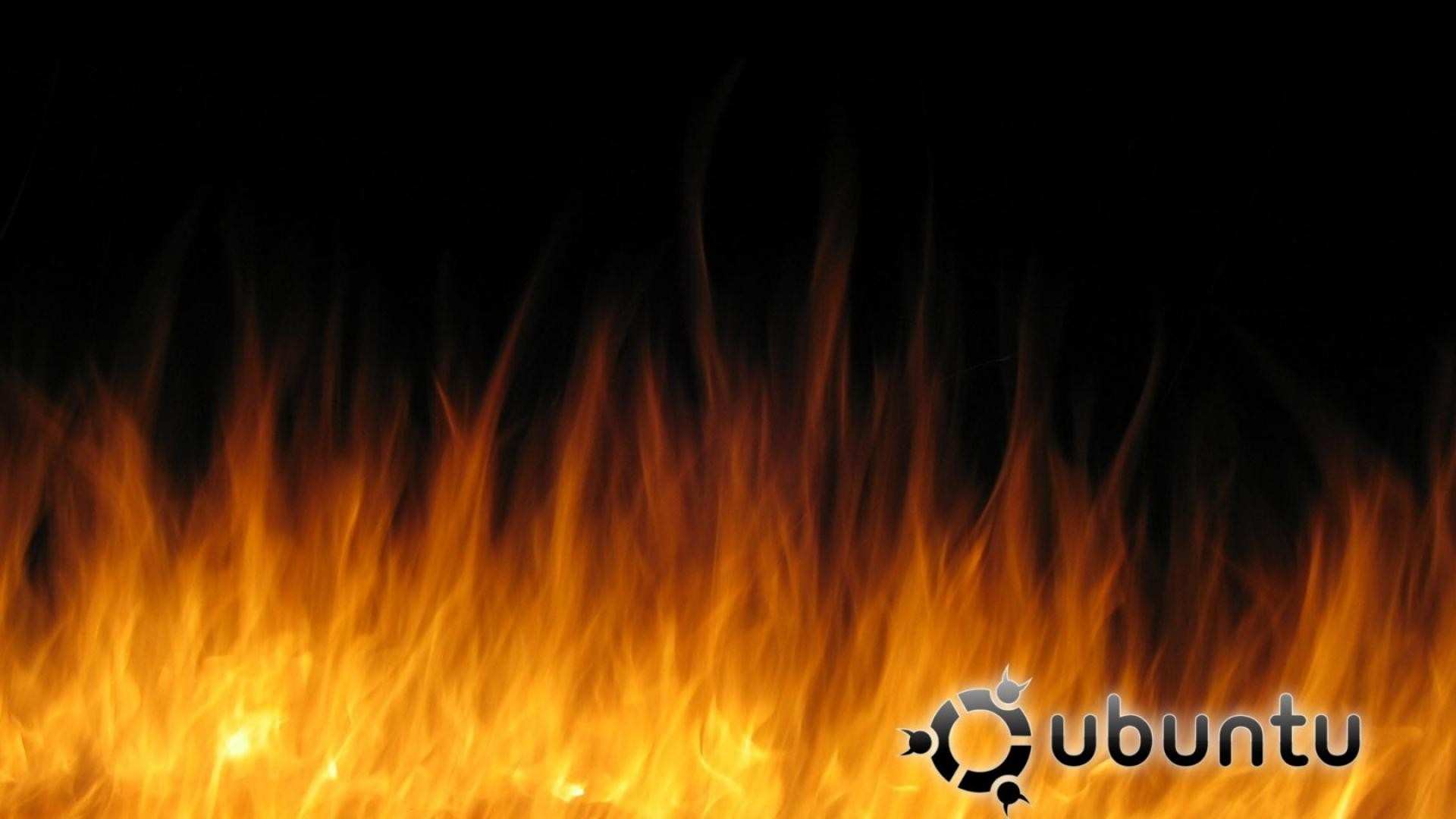 Fire ubuntu inferno wallpaper Fire ubuntu inferno wallpaper