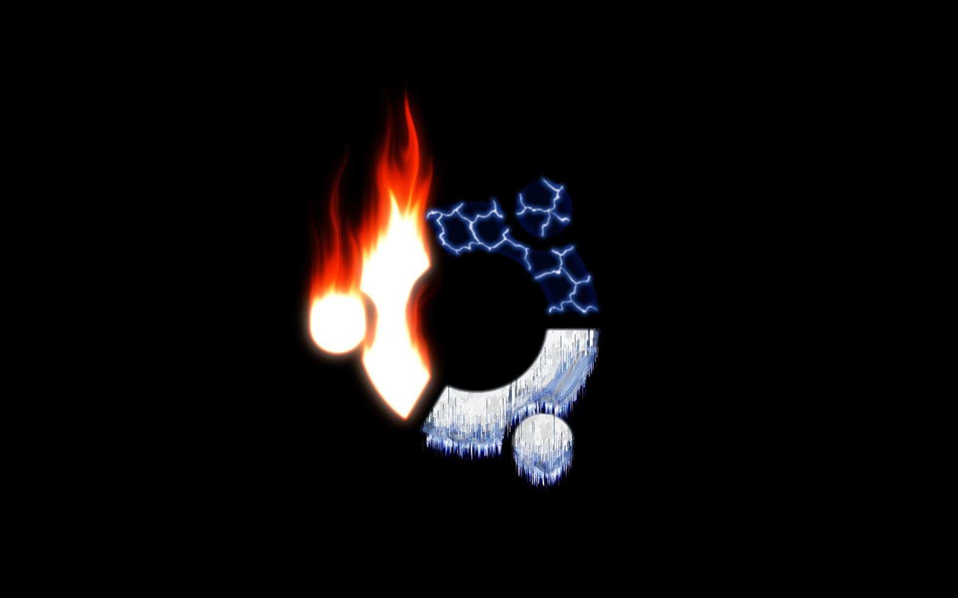 Ubuntu on fire HD desktop wallpaper Widescreen High Definition Ubuntu on fire HD desktop wallpaper Widescreen High Definition